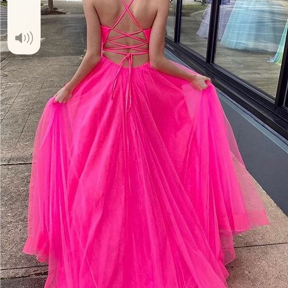 Pink prom dress - Picture 3 of 14